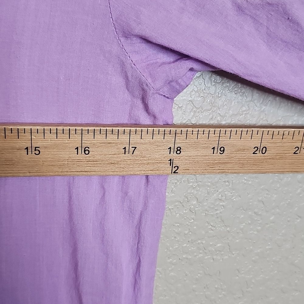 Embroidered Lavender Maxi Dress - Picture 9 of 10